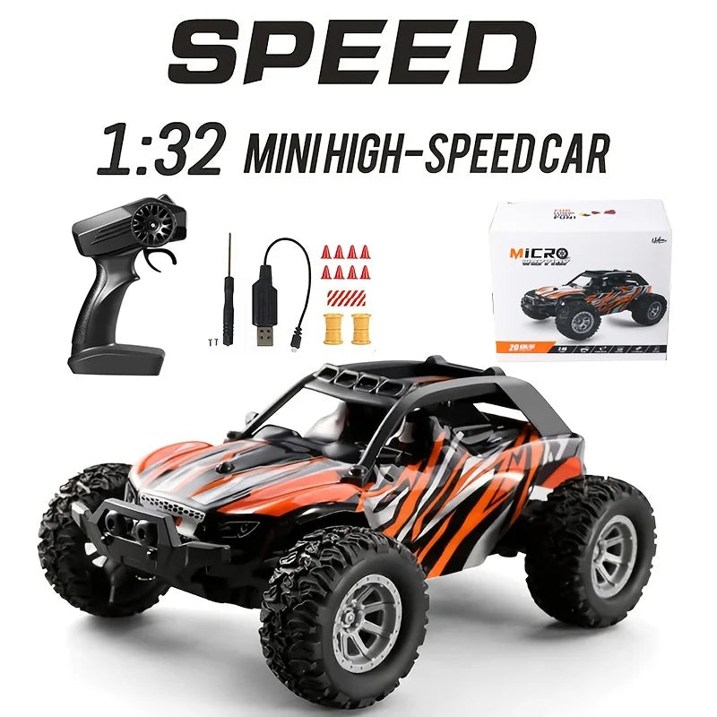 Remote Control Car, Remote Control Car Max 20 Km/H, 2.4Ghz High-Speed All-Terrain Outdoor Electric Toy Car